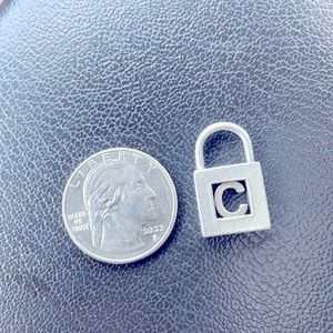 Letter C Tiffany & Co lock charm